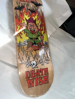 Deathwish Lizard King Happy Place series skateboard deck