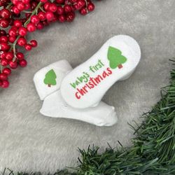 Baby's First Christmas Socks