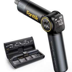 Fanttik S1 APEX Electric Screwdriver, Pivot Handle Screwdriver, Max 7N.m High Torque, 2 Speed Options, 1/4''Hex, Screen Interaction, Tech Tool for DIY