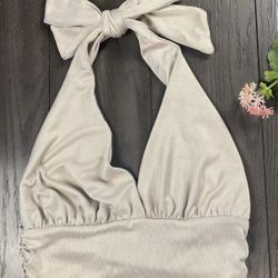 Knit Halter Neck Top