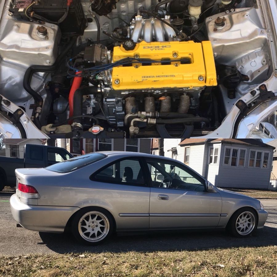 Honda Civic EK GSR swap