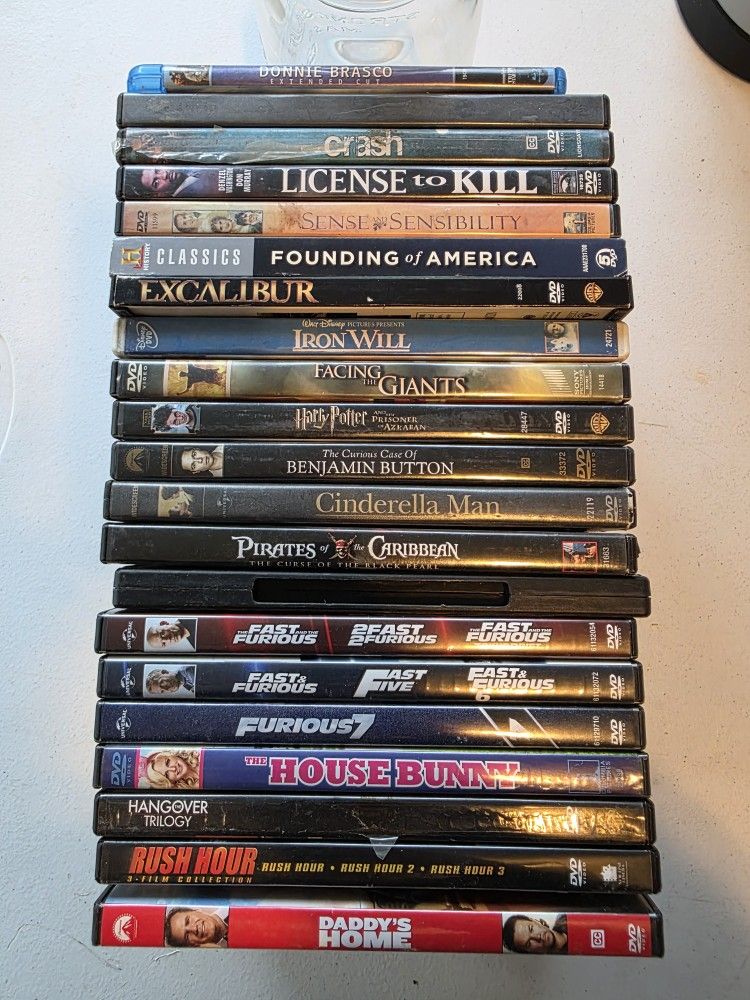 Stack Of DVD's, Sold As A Set