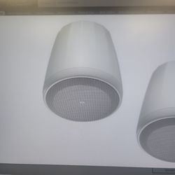 JBL Hanging Pendant Speaker, White, Pair