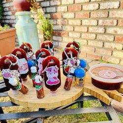 Chamoy keychains / Llaveros De Chamoy & Rimming Paste