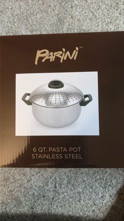 Panini stainless steel 6 quart pasta pot