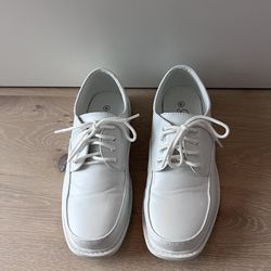 Boy’s White Dress Shoes