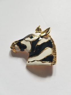 Zebra Pin/Brooch