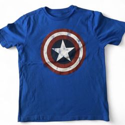 Blue Marvel Captain America Shirt 