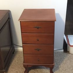 Matching Wooden File Cabinets 