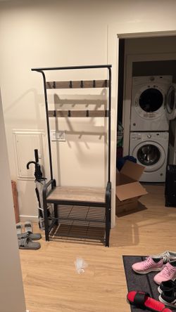 Hall Tree w/ Shoe Storage