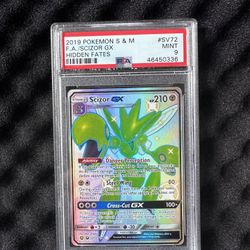 Scizor GX Hidden Fates PSA 9