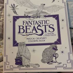 Coloring Book Fantastic beasts 