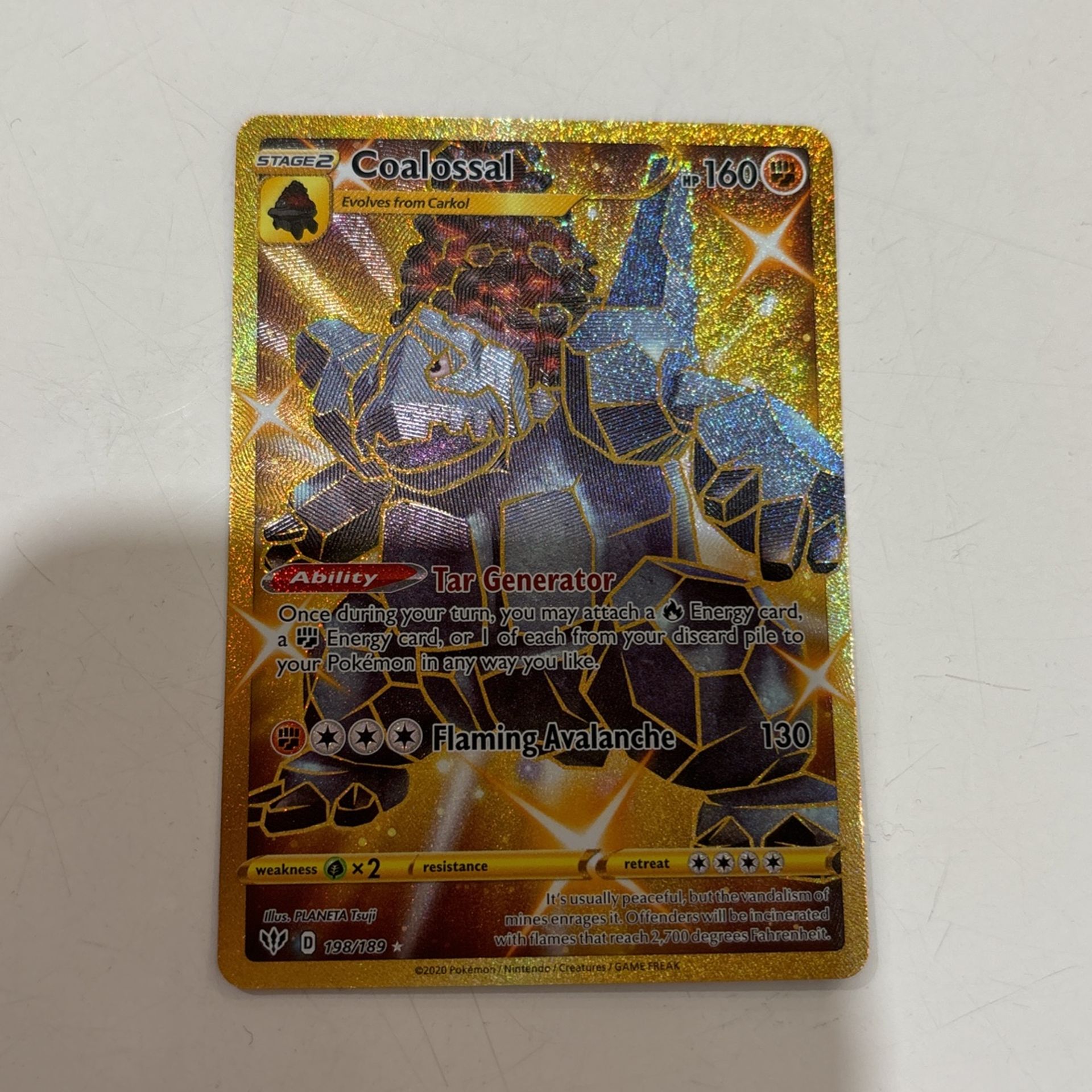coalossal pokemon card Pokemon - Sword & Shield - Vivid Voltage - Coalossal VMAX main image 0
