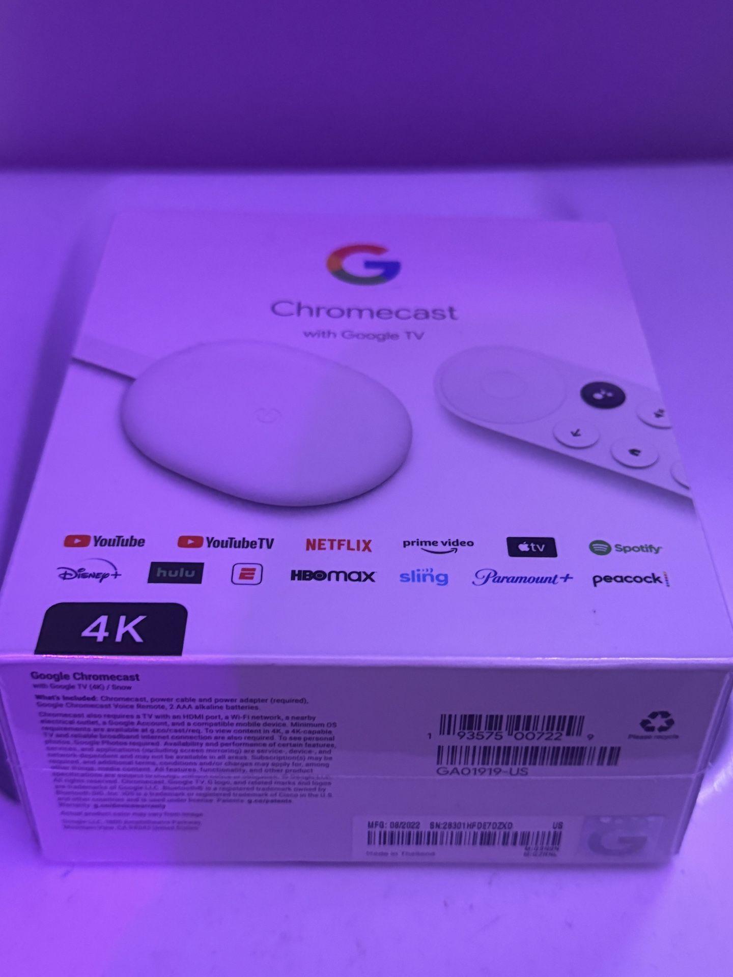 Google Chromecast 4K