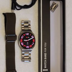 2025 SAMSUNG GALAXY WATCH8 32 GIGABYTES WI-FI, GPS AND BLUETOOTH IN SILVER COLOR, 40MM. 