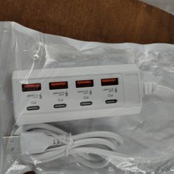 4 port usb charger 4 usb a 4 usb c ports