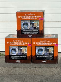 Blackstone Adventure Ready 15" Stainless Steel Smokeless Fire Pit (Model 5913) with Removable Base