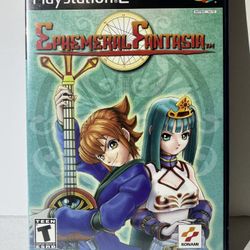 Ephemeral Fantasia (Sony PlayStation 2 PS2) CIB Complete