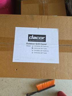 New In Box Dacor BBQ Cover Ovcc36 Cart