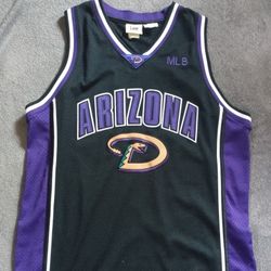 Vintage Early 2000s Arizona Diamondbacks Stitched Tank Top Baseball Jersey XL