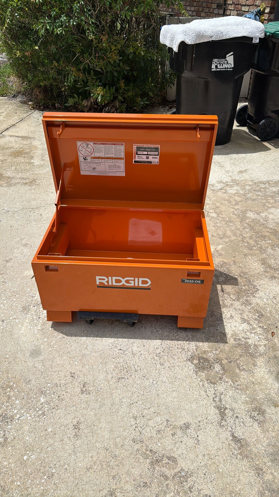 Ridgid Jobsite Tool box