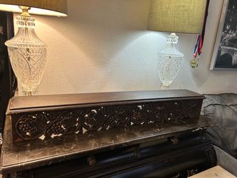 Wooden solid wood shelf