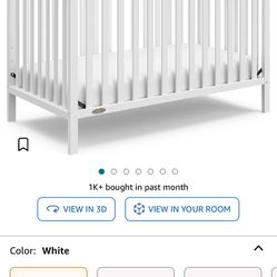 baby crib (white)