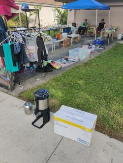 YARD SALE TODAY!!! TOYS GAMES CLOTHES PLANTS MOVIES BOOKS