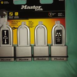 SET OF 4 MASTER LOCKS