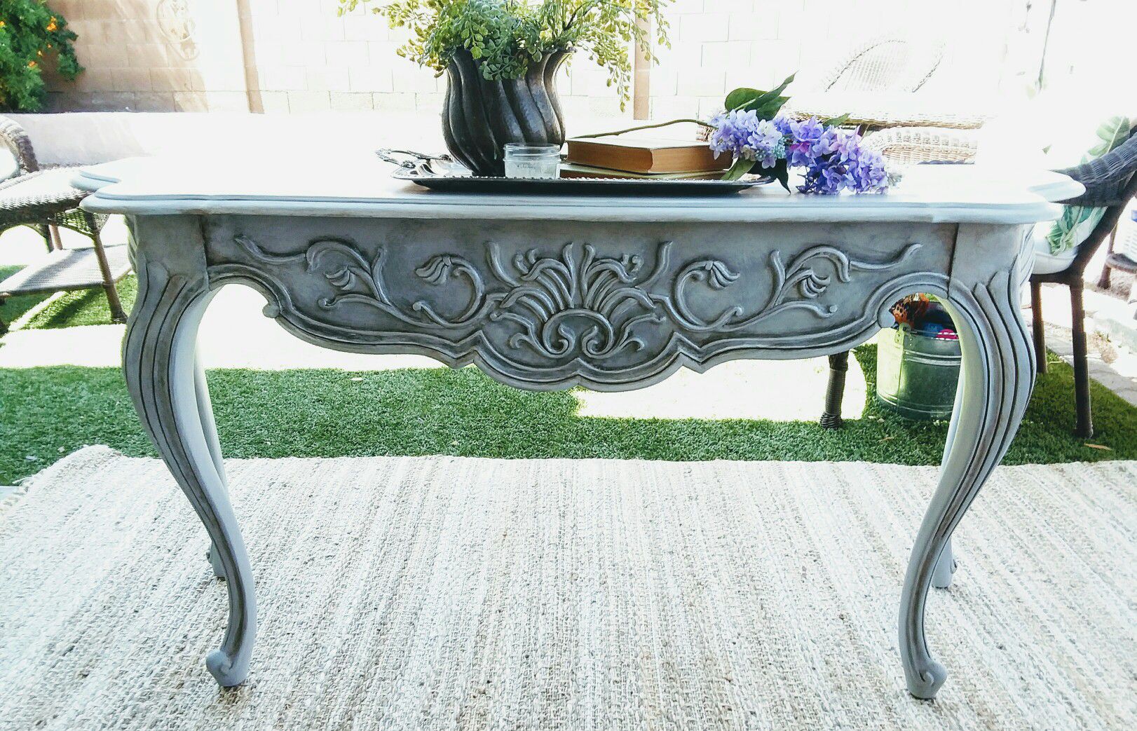Vintage Console Table, Entry Table, Sofa Table, Hall Table