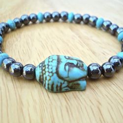 NEW MENS BUDDHA  BRACELET 
