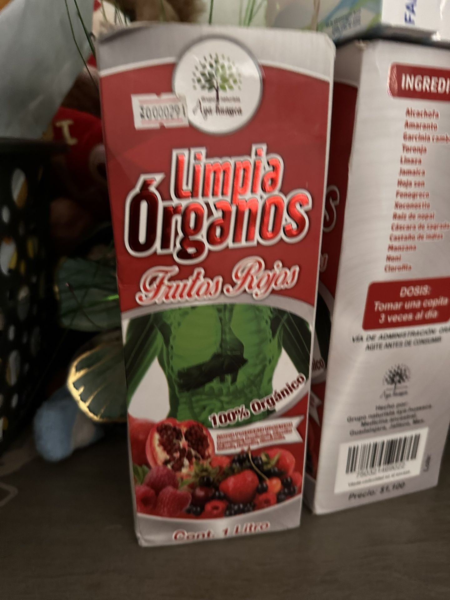Limpia Organos Jugo -3 Veces Al Dia