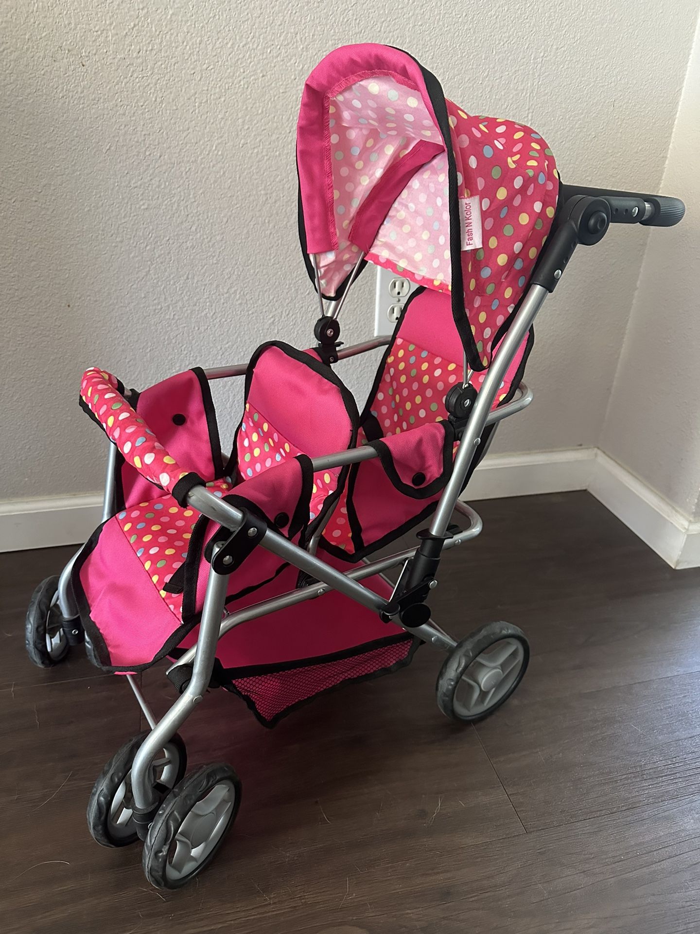 Like New Double Doll Stroller