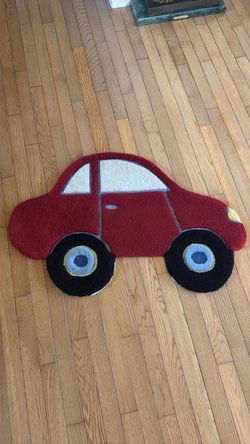 Kids Car-Shaped Area Rug