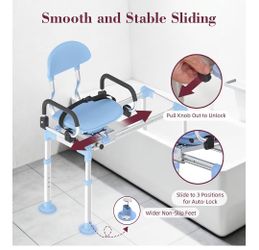 New Sliding Seat Shower Chair