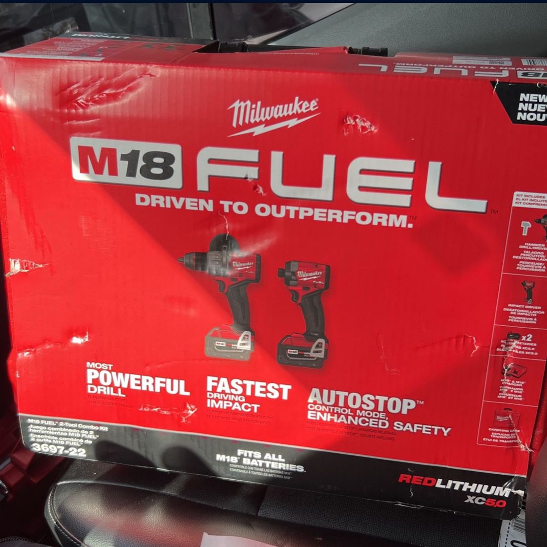 Milwaukee Fuel Impact And Hammer Drill Combo Set