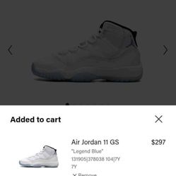 Jordan 11 Legend Blues 