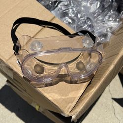 Bullhead Safety BG2 Clear Anti-Fog Indirect Vented Chemical Splash Goggles.  