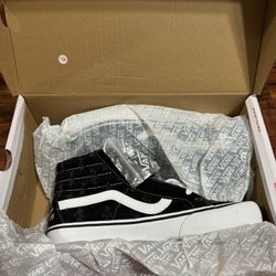 Supreme x Vans SK8 Hi Black Size 10 men’s Brand New