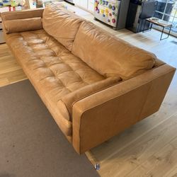 Article Leather Couch “SVEN 88” Sofa”