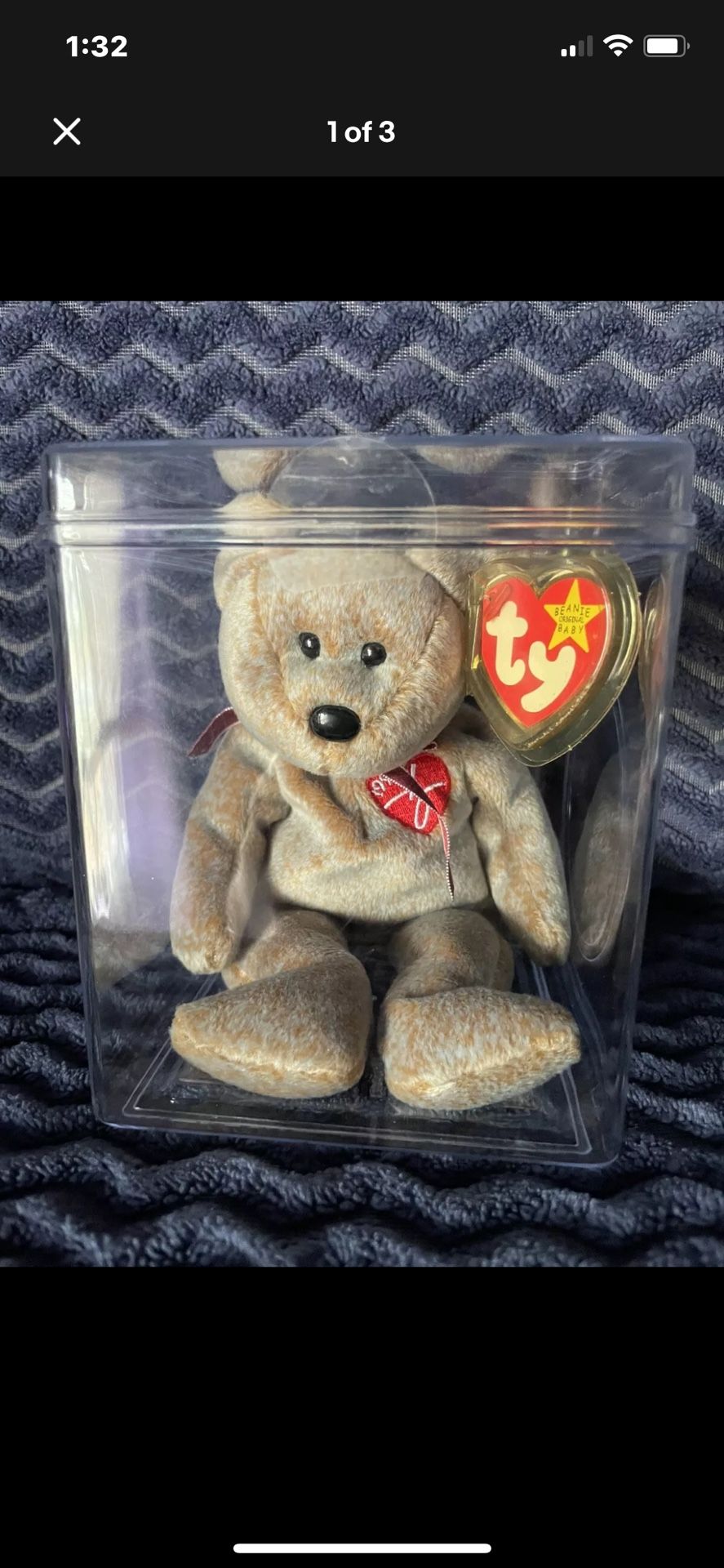 Ty Beanie Baby NWT Tag Protector And Display Case