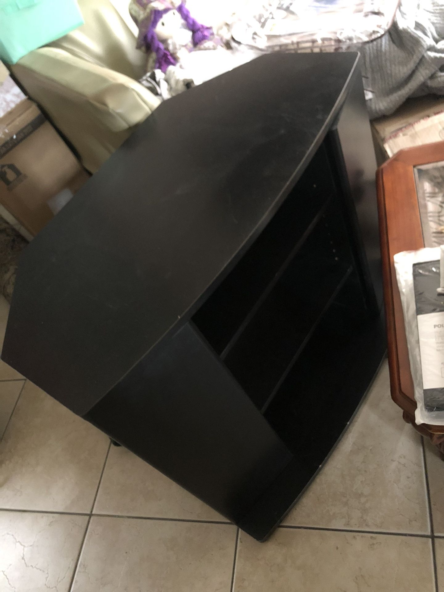 Corner Desk Media Stand