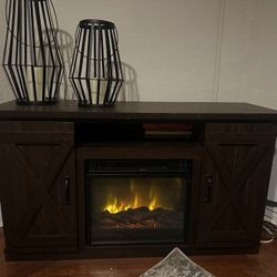 Lorraine TV Stand With Cabinets 