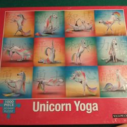 **New*** 1000 piece jigsaw puzzle "unicorn yoga" 