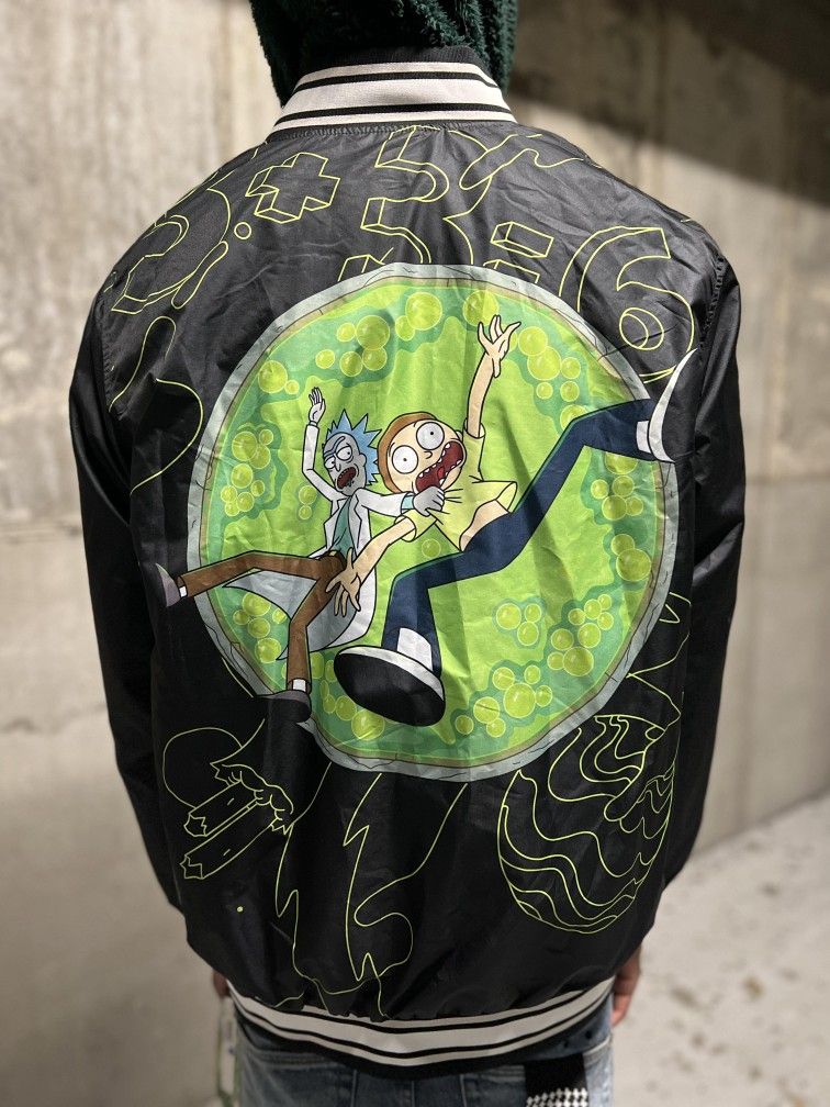 Rick & Morty X Members Only Bomber Jacket 
