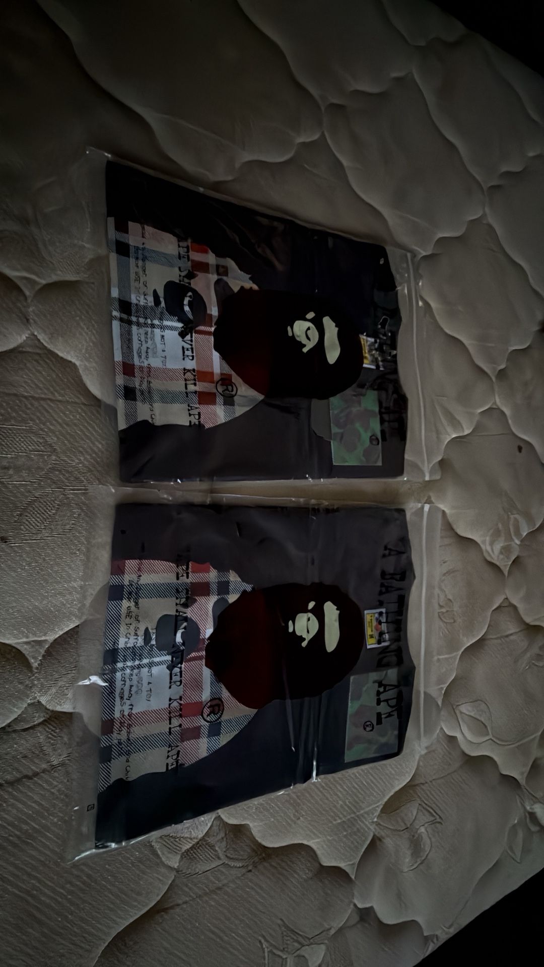 bape x burberry size medium