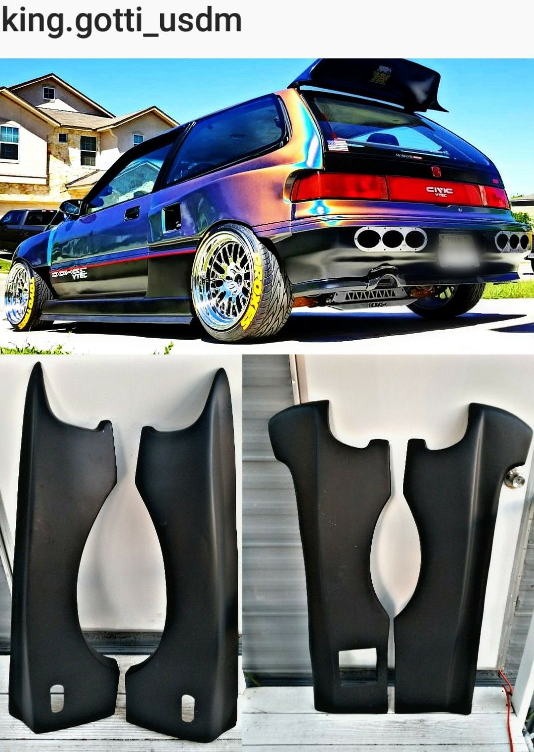 Ack Up For Sale Rare Jdm Feels Full Wide Body Kit Ef Honda Civic Hatch Back Fiberglass 350 Takes Them For Sale In North Las Vegas Nv Offerup