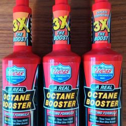 Lucas Oil Octane Booster - 3 15 oz. bottles