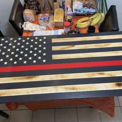 Custom Wood Flags