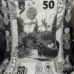 Sobrecamas  Artesanal 100% Mexicanas De Alhodon 70. Dlls Con Disrño Drl Ajolote